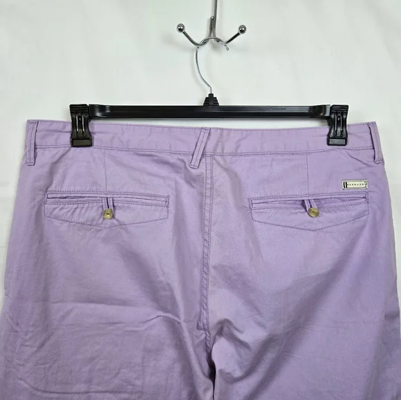 Sean John Men's Y2K Lavender Purple Classic Chino Vintage Preppy Pants 38x30